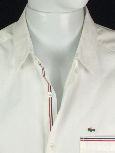 CAMISA LACOSTE MANGA LONGA.