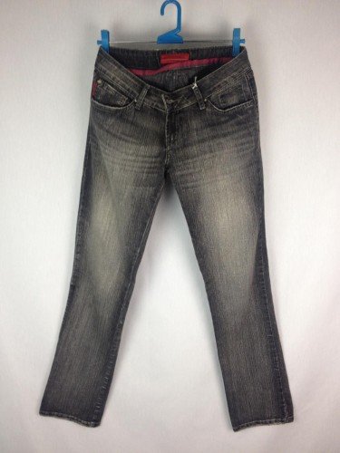 CALÇA ELLUS JEANS PRETO STONED