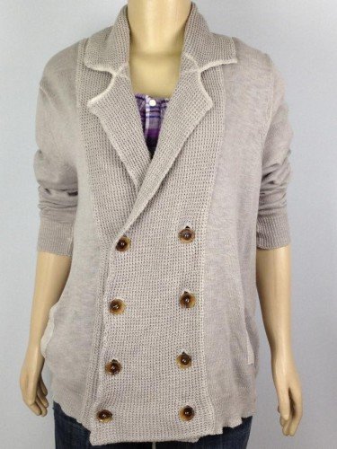 CARDIGAN DIESEL CINZA