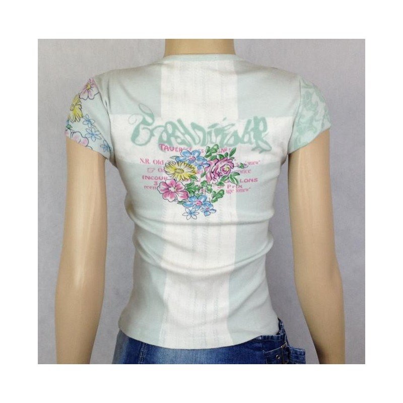 CAMISETA SWEET PINKO COM FLORES