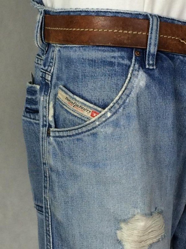 CALÇA DIESEL JEANS DESTROYED