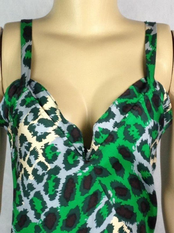 VESTIDO DIANE VON FURSTENBERG ANIMAL PRINT