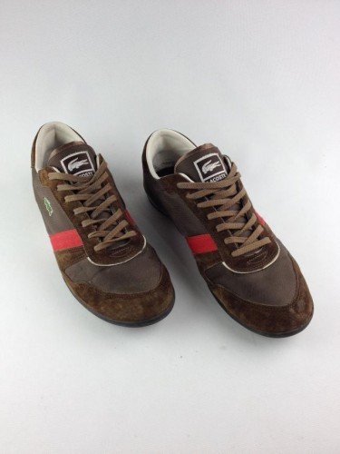 TÊNIS LACOSTE ZEPHER NYLON, COURO E CAMURÇA