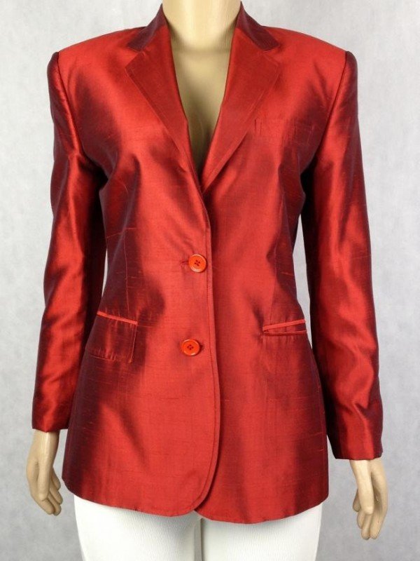 BLAZER RALPH LAUREN SHANTUNG DE SEDA