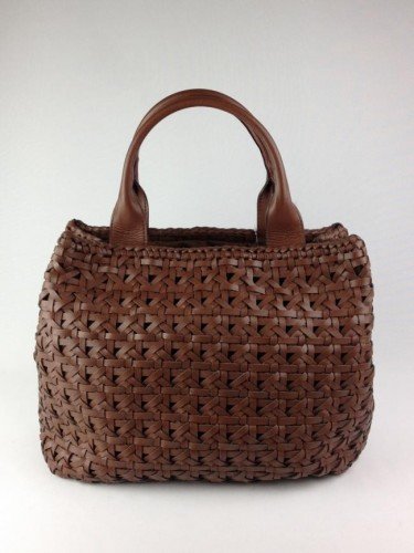 BOLSA CRIS CAPOANI DE COURO TRESSÉ