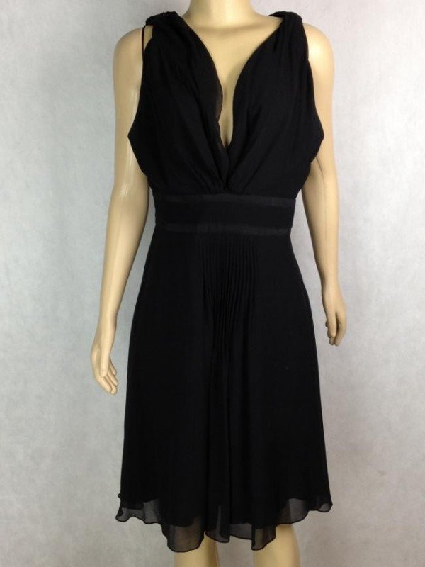 VESTIDO LITA MORTARI PRETINHO CHIC
