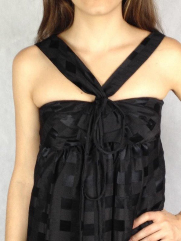 VESTIDO MARC JACOBS DE FESTA DE SEDA