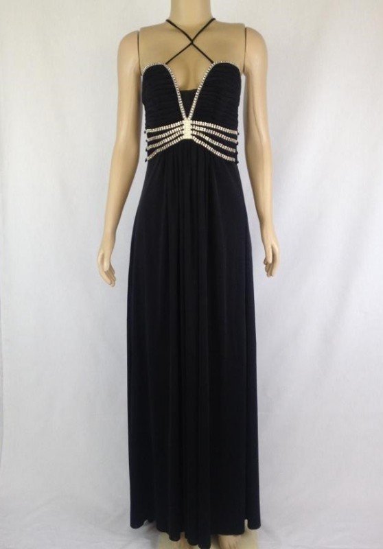 VESTIDO LE LIS BLANC LONGO PRETO