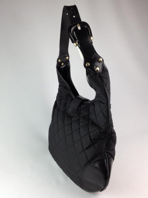 BOLSA BURBERRY DE TECIDO E COURO