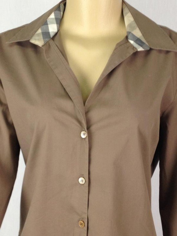 CAMISA BURBERRY CHOCOLATE