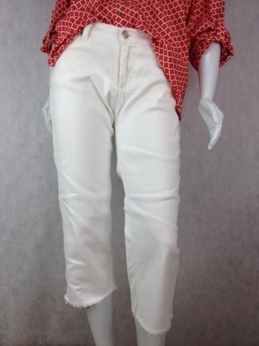 JEANS DASLU BRANCO CAPRI