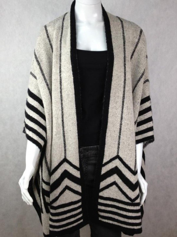 ZARA KNIT CARDIGAN HOODED