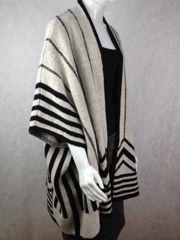 ZARA KNIT CARDIGAN HOODED