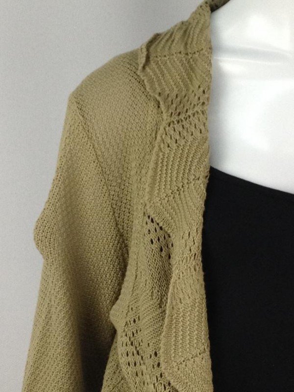 CARDIGAN DASLU DE TRICOT ABERTO