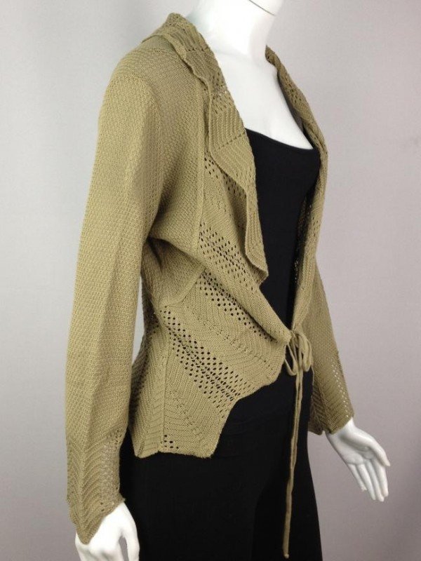 CARDIGAN DASLU DE TRICOT ABERTO