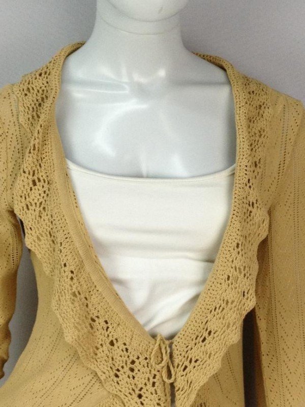 CARDIGAN DASLU DE TRICOT ABERTO