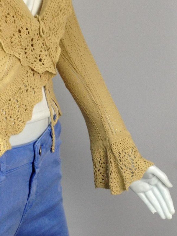 CARDIGAN DASLU DE TRICOT ABERTO