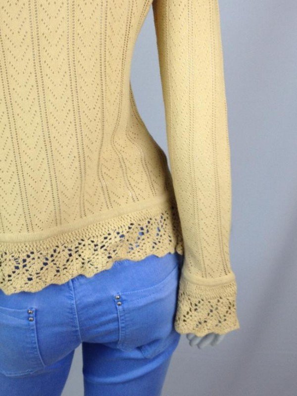 CARDIGAN DASLU DE TRICOT ABERTO