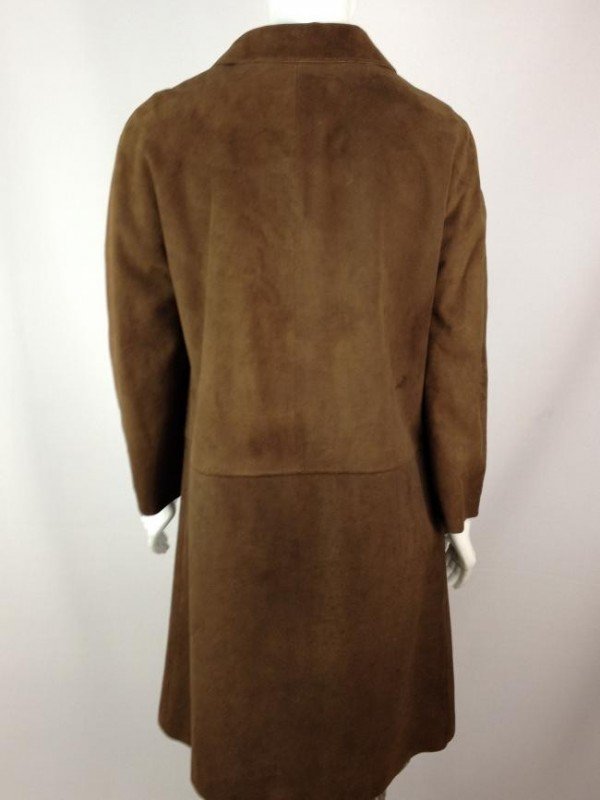 CASACO/MANTEAU PELETERIA VENTURA MADRID DE CAMURÇA