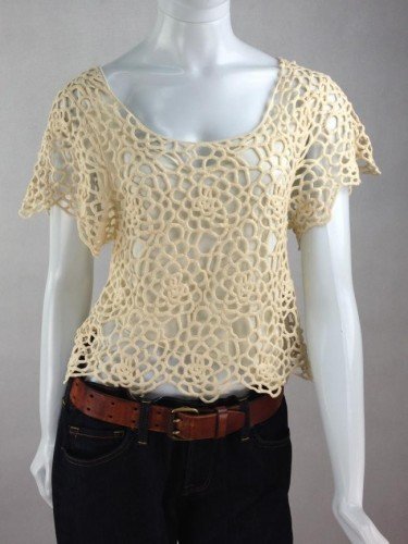 BLUSA FARM RIO DE CROCHET