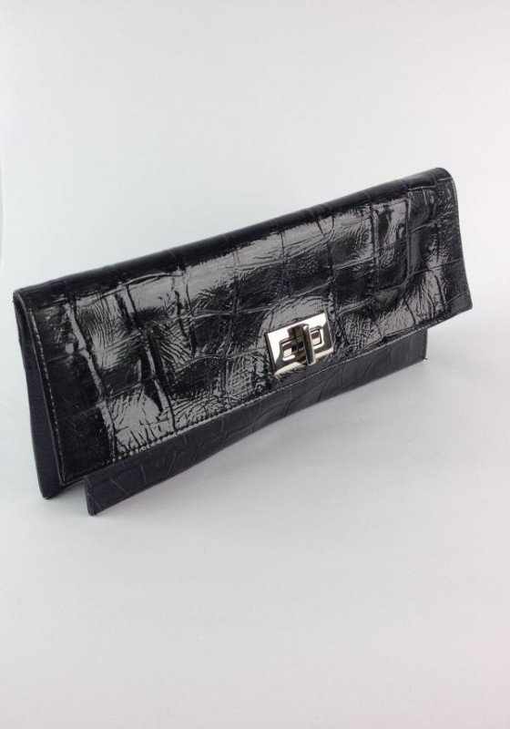 CLUTCH VINTAGE CROCO