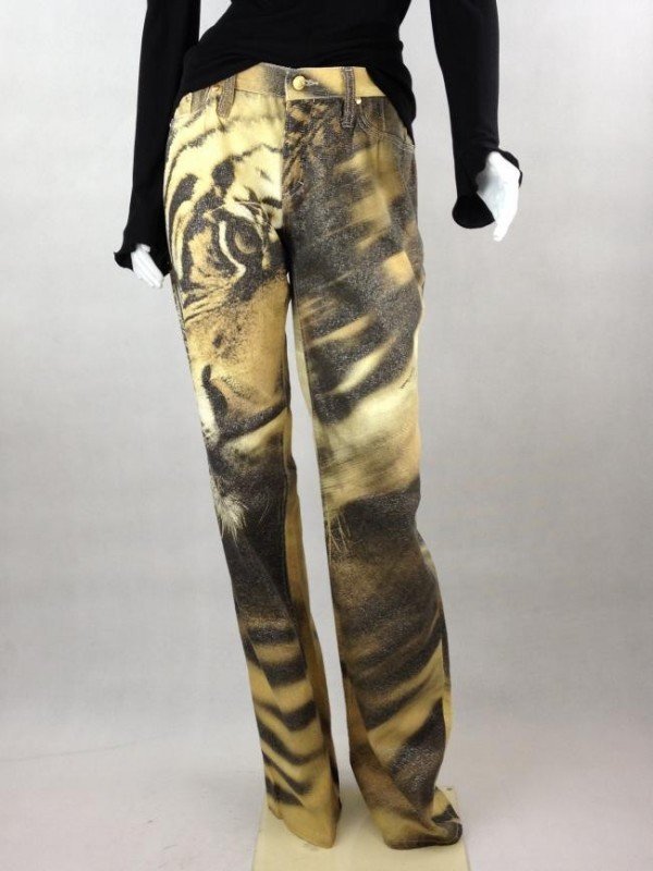 CALÇA ROBERTO CAVALLI ANIMAL PRINT