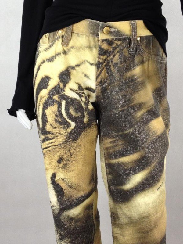 CALÇA ROBERTO CAVALLI ANIMAL PRINT