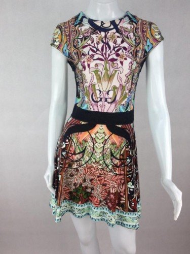 VESTIDO MARY KATRANTZOU ESTAMPADO