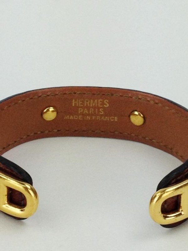 PULSEIRA HERMÈS DE COURO GRIFE FRANCESA