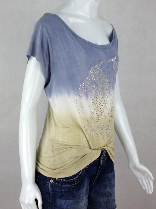 CAMISETA DASLU TIE DYE COM STRASS