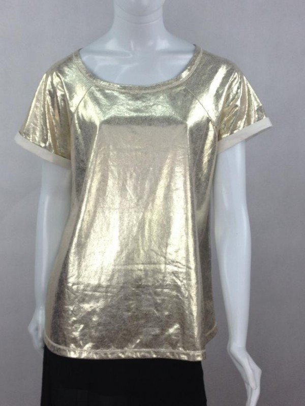 BLUSA MIXED DOURADA