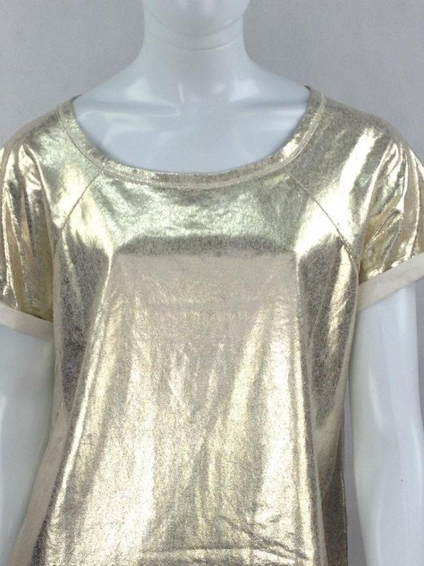 BLUSA MIXED DOURADA