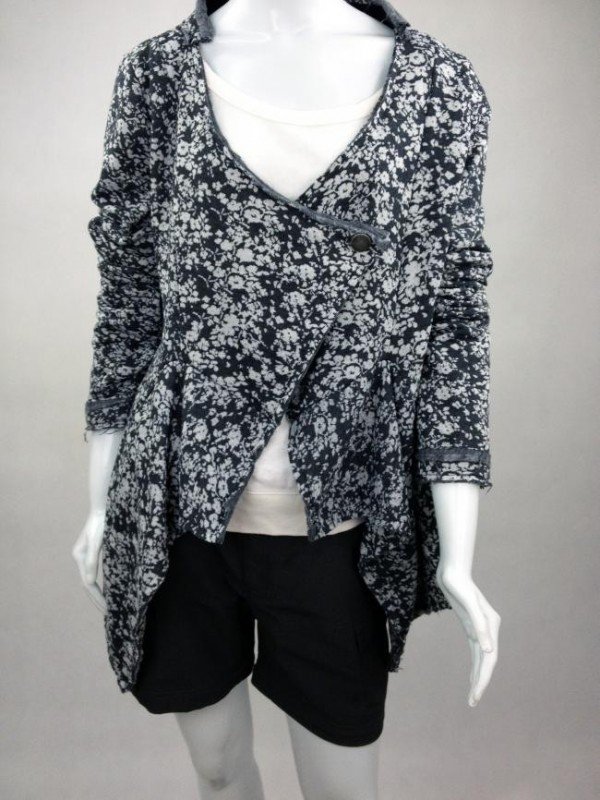 Casaco Transpassado Assimetrico Siberian Feminino Roupas