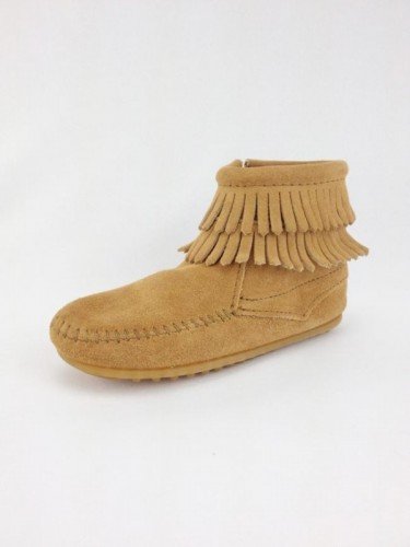 BOTA MINNETONKA INFANTIL COM FRANJAS