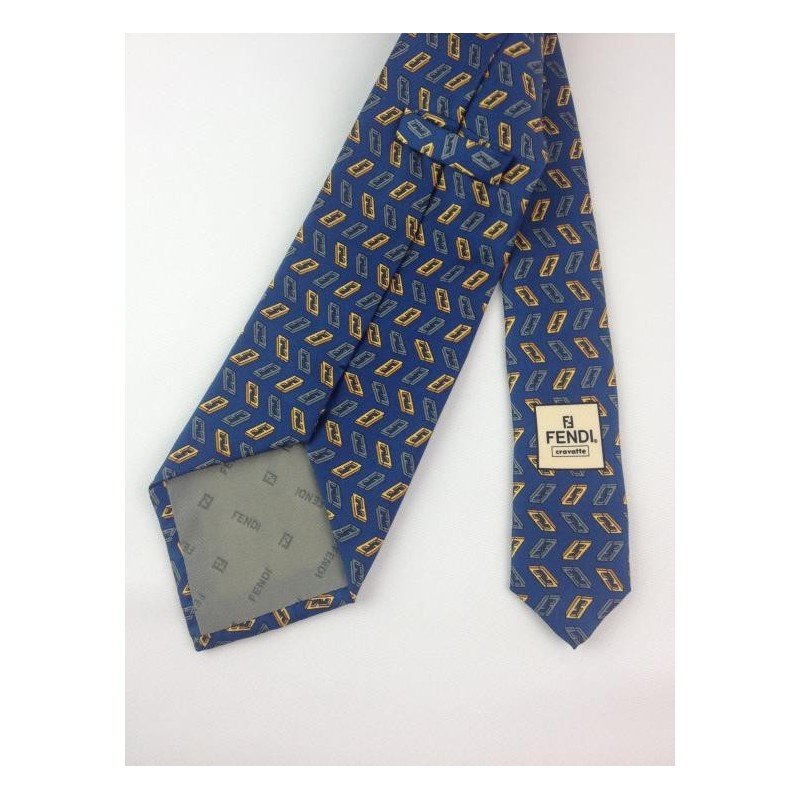 GRAVATA FENDI AZUL