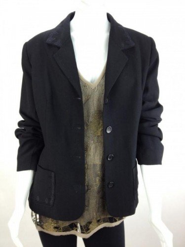 BLAZER LE LIS BLANC GOLA E BOLSOS BORDADOS
