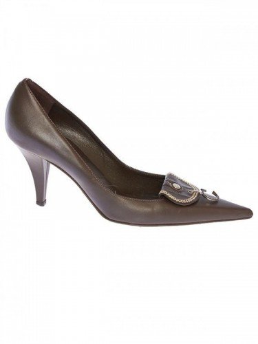 SCARPIN CHRISTIAN DIOR DE COURO
