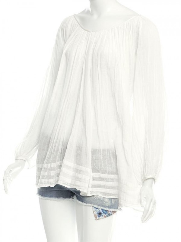 BLUSA CALYPSO CHRISTIANE CELLE PLISSADA