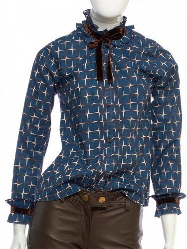 CAMISA BLEU COMME GRIS - PARIS COM DETALHE DE FITA JUVENIL