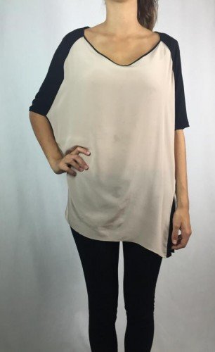 BLUSA LE LIS BLANC DE SEDA LONGA