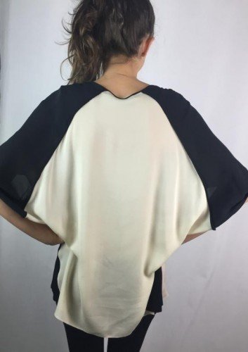 BLUSA LE LIS BLANC DE SEDA LONGA