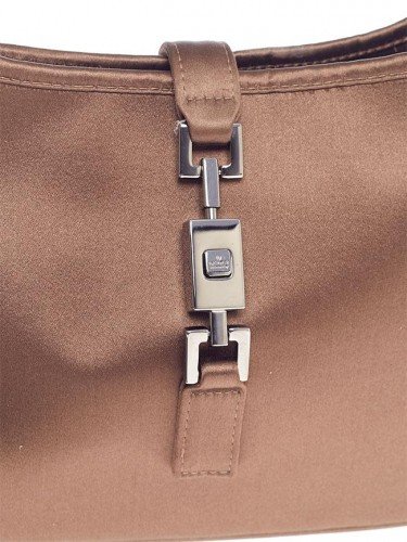 BOLSA GUCCI JACKYE GOLD SATIN
