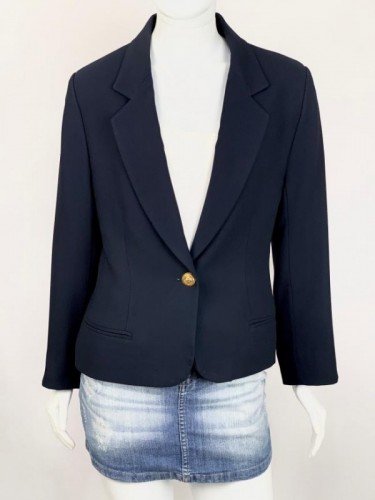 BLAZER LIZ CLAIBORNE AZUL MARINHO