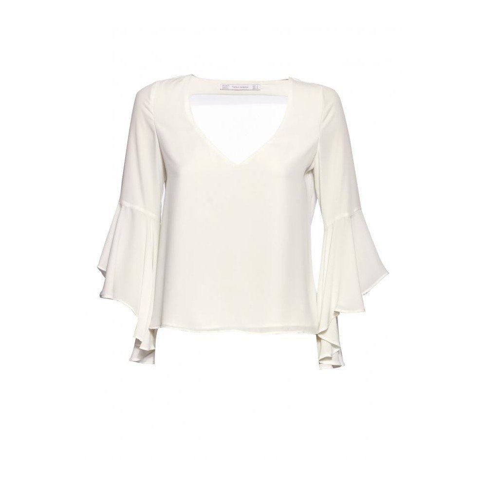 Blusa Branca - Zara - Blusas Femininas