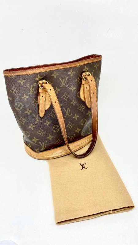 BOLSA LOUIS VUITTON PM BUCKET HAND/SHOULDER BAG