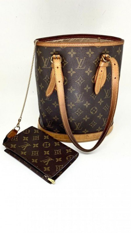 BOLSA LOUIS VUITTON PM BUCKET HAND/SHOULDER BAG