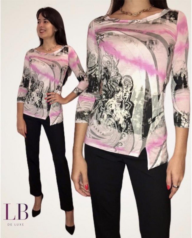 BLUSA PUCCI ESTAMPADA