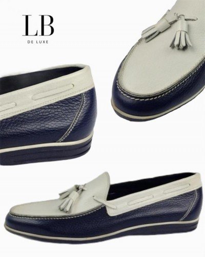 MOCASSIM CARVIL POUR MONSIEUR BRANCO E AZUL PARIS POUR MONSIEUR