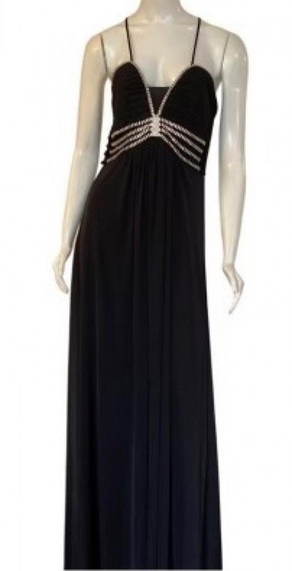 VESTIDO LE LIS BLANC LONGO PRETO