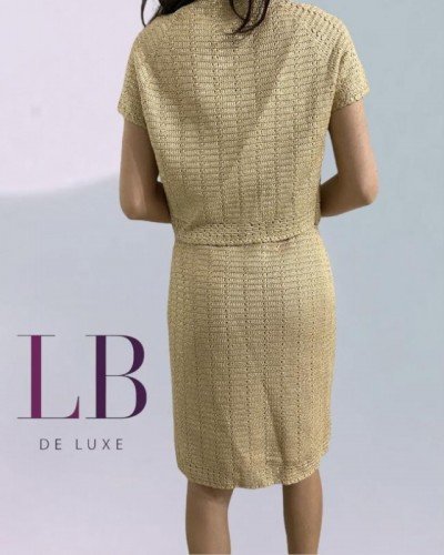 VESTIDO ELIE TAHARI E BOLERO